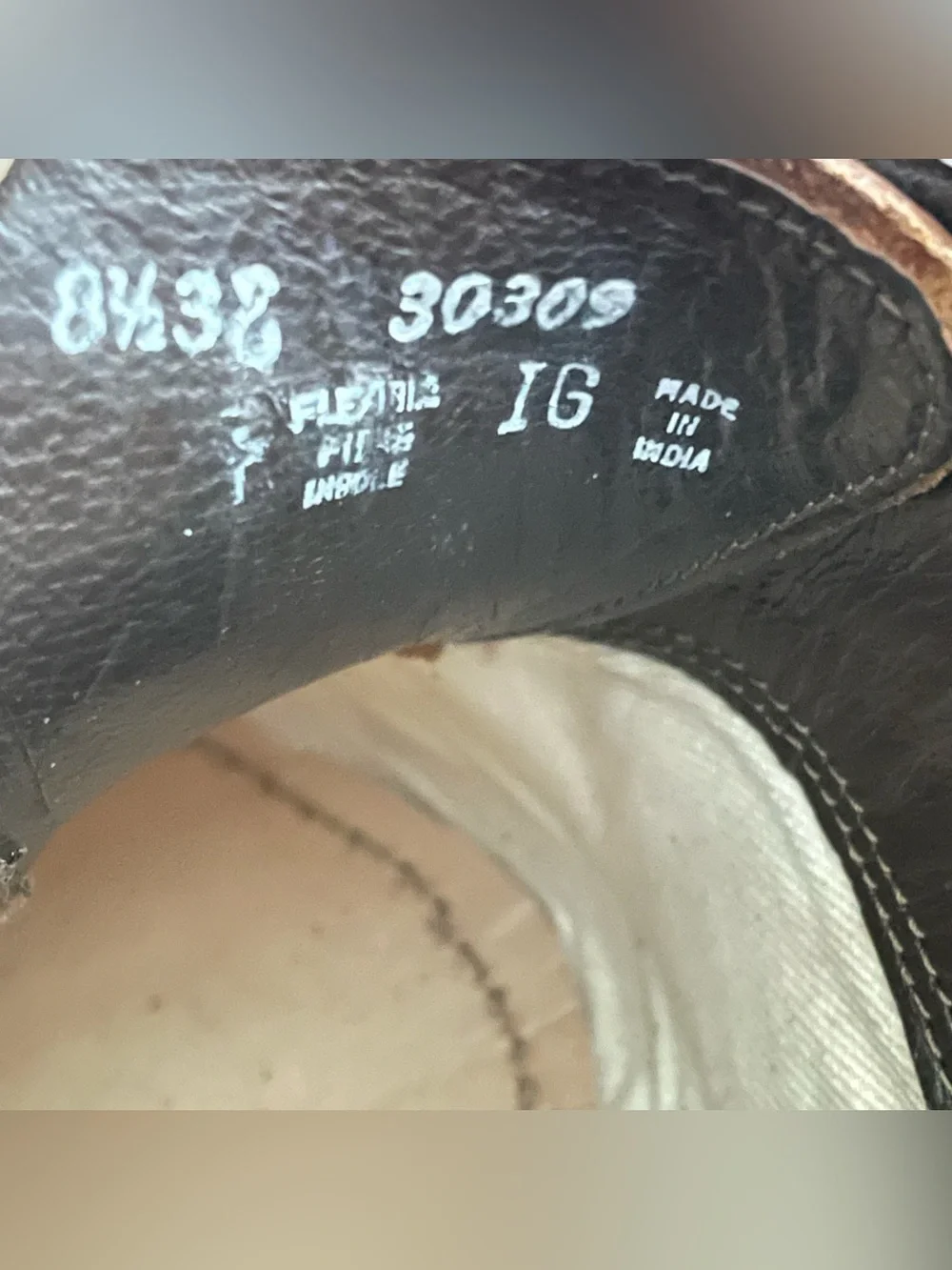 Florsheim Men's 8.5EEE Brown Cap-Toe Lace Up Oxford Dress Shoes